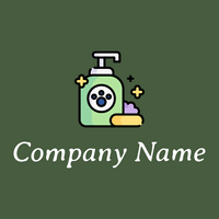 Pet shampoo logo on a Tom Thumb background - Dieren/huisdieren