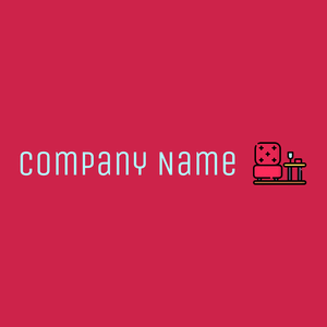 Lounge logo on a Cardinal background - Muebles de casa