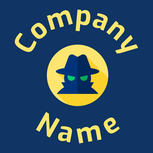 Spyware logo on a Sapphire background - Abstrato