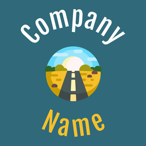 Highway logo on a Blumine background - Automobile & Véhicule