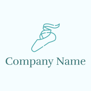 Ballet logo on a Azure background - Spelletjes & Recreatie