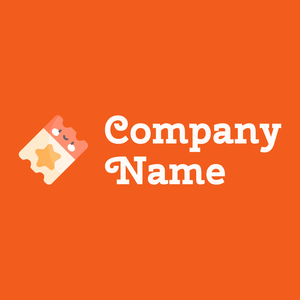 Blanched Almond Ticket on a Pumpkin background - Entretenimento & Artes
