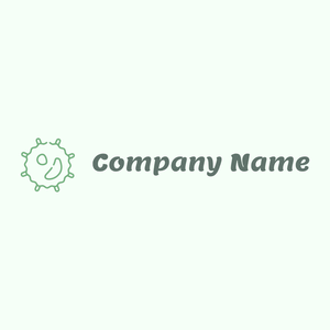 White blood cell logo on a Honeydew background - Abstracto