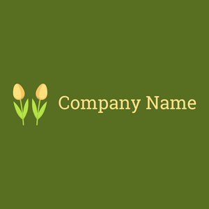 Tulips logo on a Fiji Green background - Environnement & Écologie