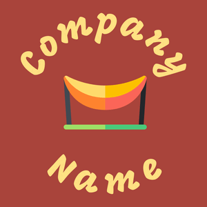 Hammock logo on a Medium Carmine background - Reise & Hotel