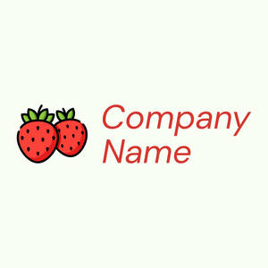 Strawberry logo on a Ivory background - Environnement & Écologie