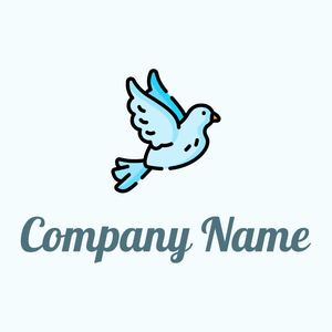 Dove on a Azure background - Animali & Cuccioli