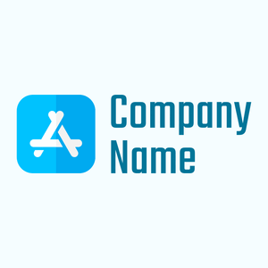 Deep Sky Blue App store on a Azure background - Landbouw
