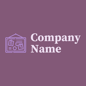 Board logo on a Trendy Pink background - Abstracto