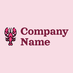Lobster on a Carousel Pink background - Dieren/huisdieren