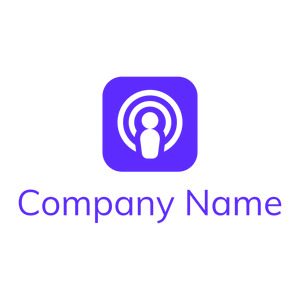Podcast logo on a White background - Communicações