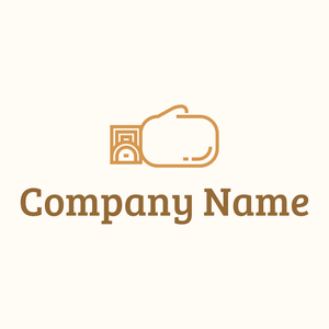 Boxing logo on a Floral White background - Esportes