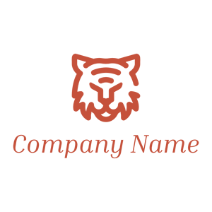 Head Tiger logo on a White background - Animaux & Animaux de compagnie