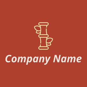Bamboo logo on a Rose Of Sharon background - Umwelt & Natur
