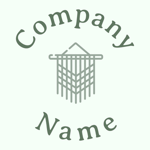 Macrame logo on a Honeydew background - Arte & Intrattenimento