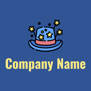 Party hat logo on a Endeavour background - Arte & Intrattenimento