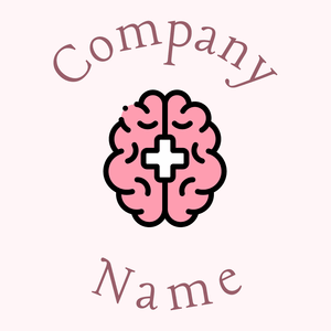Mental health logo on a Lavender Blush background - Medical & Farmacia
