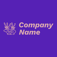 Pond logo on a Purple Heart background - Landscaping