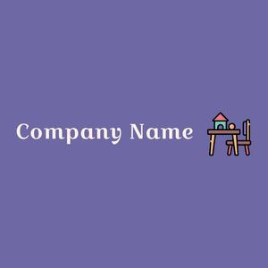 Classroom logo on a Scampi background - Enfant & Garderie
