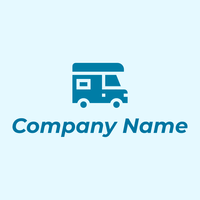 Caravan logo on a Light Cyan background - Auto & Voertuig