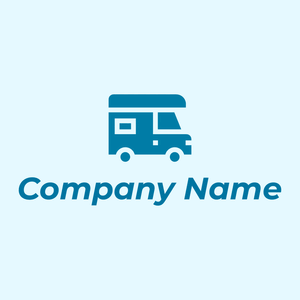 Caravan logo on a Light Cyan background - Auto & Voertuig