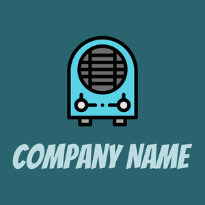 Electric heater logo on a Chathams Blue background - Pulizia & Manutenzione