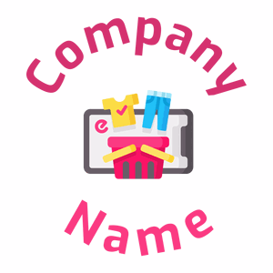 Shopping basket logo on a White background - Mode & Schönheit