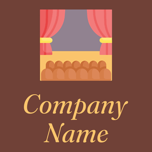 Theatre on a Metallic Copper background - Arte & Entretenimiento
