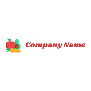 Healthy food logo on a White background - Agricultura
