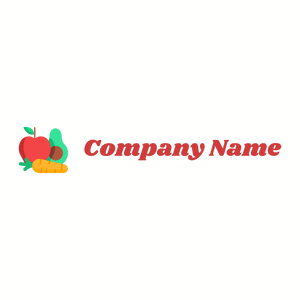 Healthy food logo on a White background - Agricoltura