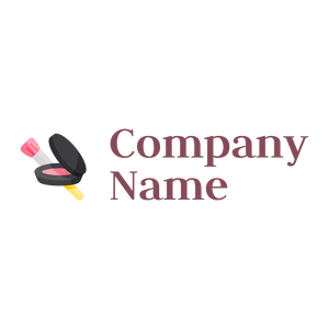 Make up logo on a White background - Abstrait