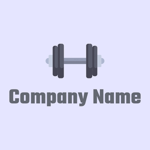 Gun Powder Dumbbell on a Ghost White background - Domaine sportif