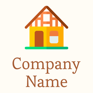 House logo on a Floral White background - Bau & Werkzeuge