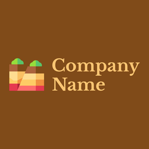 Layers logo on a Russet background - Bau & Werkzeuge