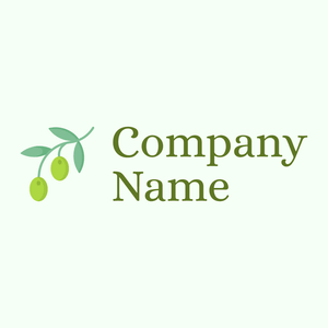 Olive logo on a Honeydew background - Domaine de l'agriculture