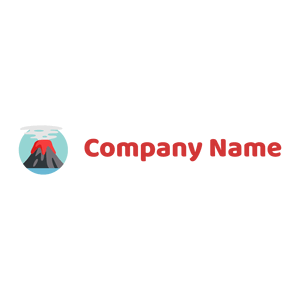 Rounded Volcano logo on a White background - Sommario