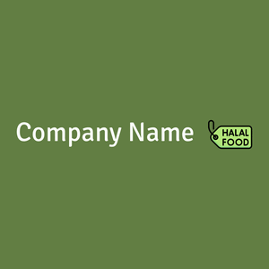 Halal logo on a Dingley background - Comida & Bebida