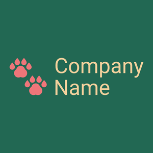 Animal track logo on a Eden background - Animali & Cuccioli
