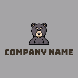 Bear on a Spun Pearl background - Dieren/huisdieren