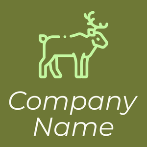 Deer logo on a Himalaya background - Animaux & Animaux de compagnie