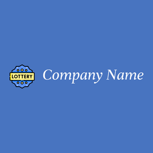 Lottery logo on a Havelock Blue background - Jogos & Recreação