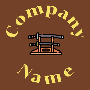 Katana logo on a New Amber background - Abstrakt