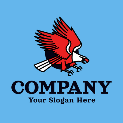 red bald eagle logo - Animals & Pets
