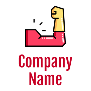 Strenght logo on a White background - Unterhaltung & Kunst