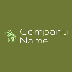 Palm tree logo on a Himalaya background - Medio ambiente & Ecología