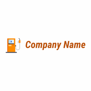 Gas pump logo on a White background - Automobili & Veicoli