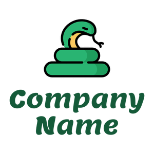 Snake logo on a White background - Animales & Animales de compañía