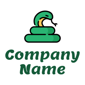 Snake logo on a White background - Animaux & Animaux de compagnie