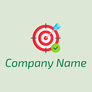 Target logo on a Peppermint background - Abstracto