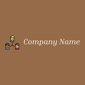 Coworking logo on a Dark Tan background - Zakelijk & Consulting